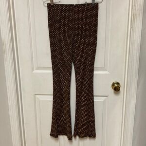 Free People Party Pull On Flared Pants Small
